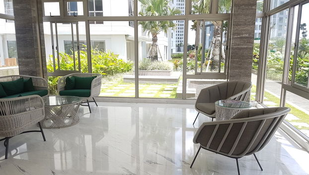 Zona de estar del vestíbulo