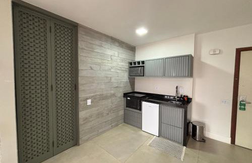 ENB1129 Flat Super Moderno com AC no Centro de SBC - Foto 14