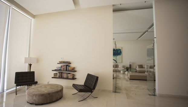 Zona de estar del vestíbulo