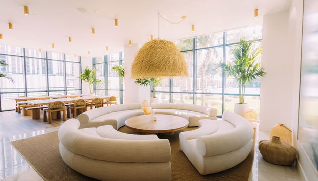 Zona de estar del vestíbulo