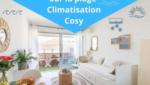 Les flots turquoise * Climatisation * Plage * Mer - Foto 1