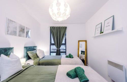 Spacious Deansgate Apartment, Free Park, Sleeps 8 - Foto 25