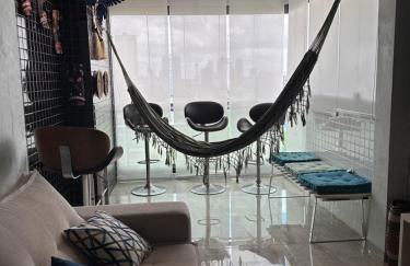 Ap 3 Q executivo e funcional wi-fi e estacionamento lazer e trabalho - Foto 51