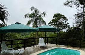Sítio com piscina, churrasqueira, lareira, fogão à lenha, mesa de sinuca e vista para as montanhas - Foto 32
