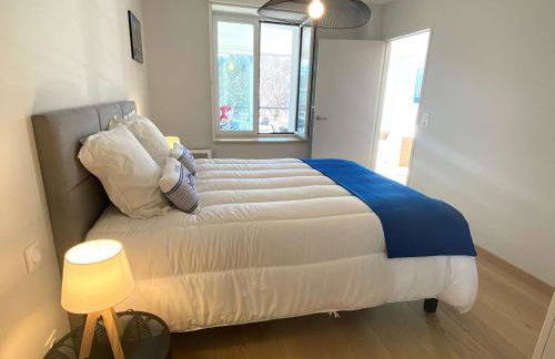 La Forêt-Fouesnant, appart. neuf, centre, proche golf, parking privatif - FR-1-481-130 - Foto 6