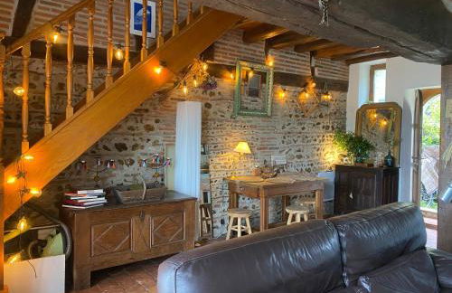 Maison de marinier les pieds dans l'eau face à la Loire - Photo 2