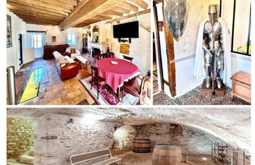 Maison d'Antan, Ambiance chevaleresque Cave voutée - Foto 16