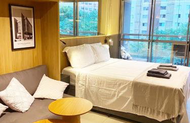 Consolacao GREY BOX - Studio de Luxo no Centro - Ar Condicionado - Cama Queen - Maquina de Lavar - Prox Metrô- Cozinha Completa - Wifi 500mbps - 7 andar - Foto 26