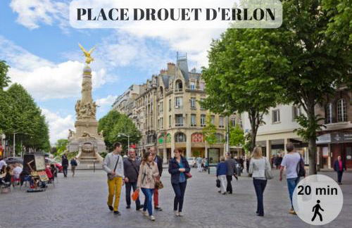 Le Cocon de Reims family and free parking - Foto 27