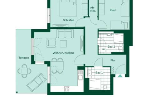 Terrassenwohnung "Gartenblick" - Haffresidenz - Foto 12