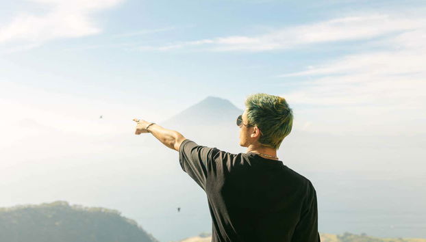 Admire the views of the volcanoes