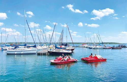 8 Personen Ferienhaus ,,Seegelblick" am Goitzschesee, erste Reihe am Strand mit Sauna, Whirlpool, Kamin, Wallbox & SUP - Foto 47