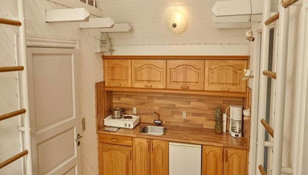 Splendid Cabin in Camping Resort - Foto 3, Eigene Küche