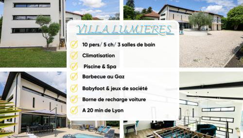 Villa Lumière - Confort, spa, piscine, recharge véhicule & babyfoot - Foto 2