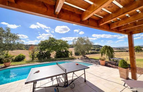 Casa Guillarmou - Évasion Enchantée avec Piscine Chauffée, Spa & Clim - Vue Exceptionnelle - Foto 15