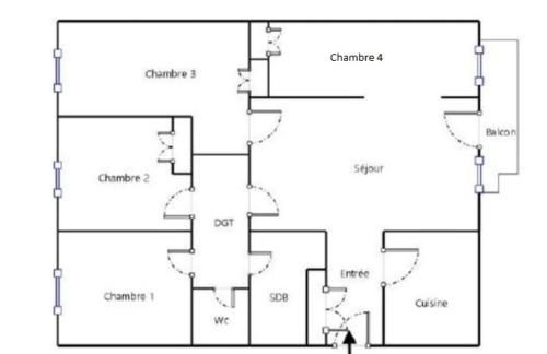 Résidence du parc des Tilleuls de Lyon 82 m2 Pkg free - Photo 19