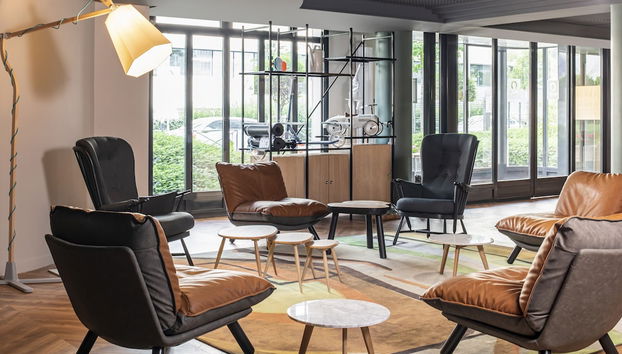 Zona de estar del vestíbulo