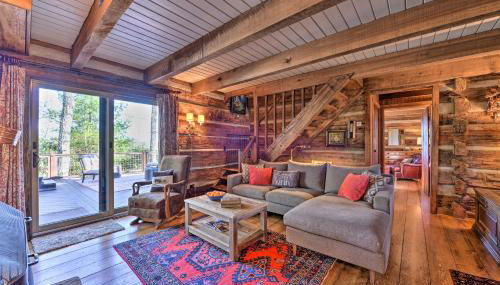 Cabin Near Boone with Hot Tub and Mountain Views - Foto 4