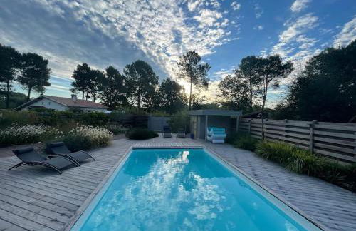 Villa landaise de charme avec piscine chauffée - Foto 9