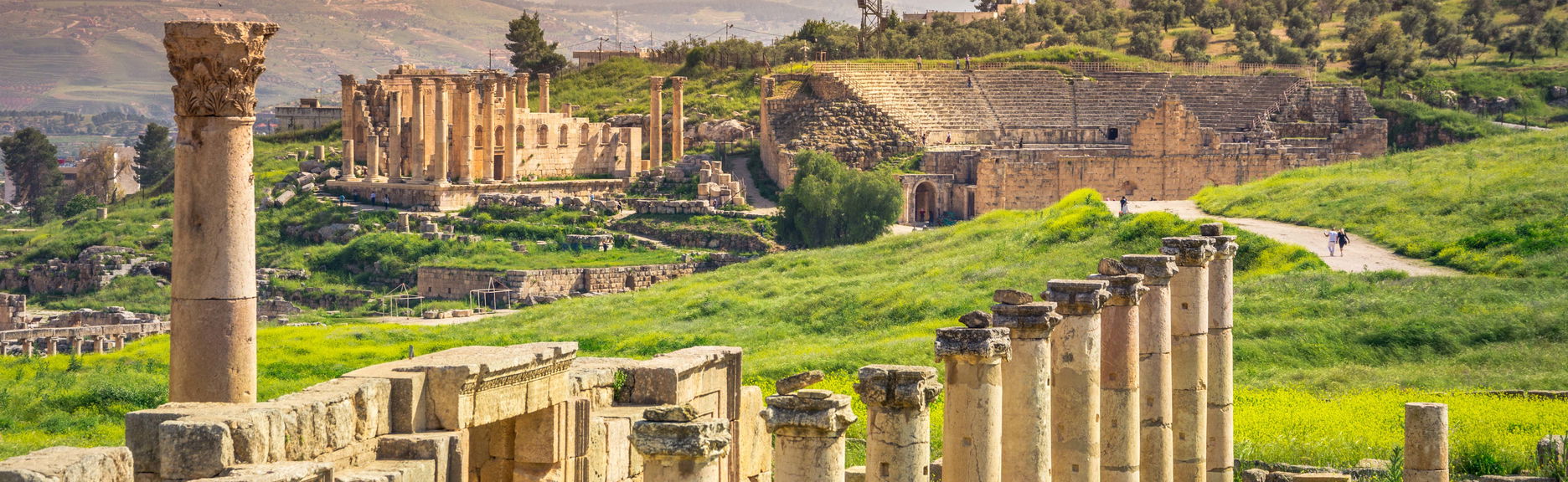 Excursion à Gerasa, au château d'Ajlun et à la Mer Morte