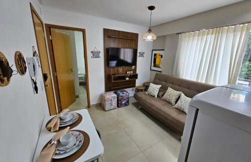 Flat Lindíssimo de 2qts uma esquina do Flamboyant Shopping 206 - Foto 2