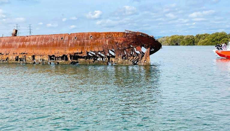 Passeio de barco pelo rio Port Adelaide