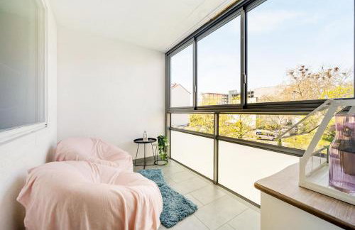 Stilvolles City-Apartment mit Balkon & Parkplatz, Nähe Frankfurt - Foto 5