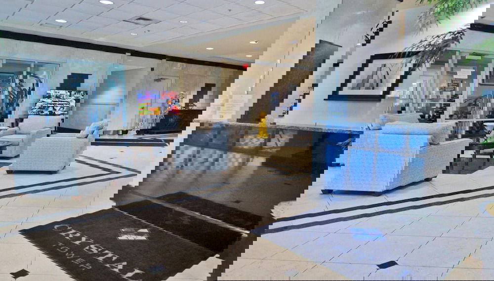 Sala de estar do lobby