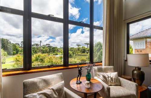 Rosa Edificio Lofts Lago dentro do condomínio Laje de Pedra - Foto 15