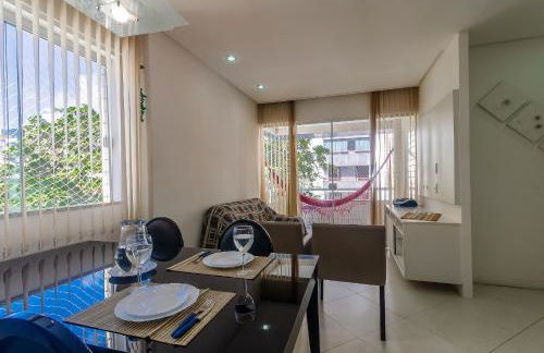 2 Quartos Varanda Piscina, 300 m praia Wi-Fi 200Mb - Photo 4