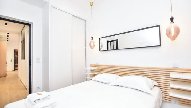 Charming Apartment - 3br/8p - South Pigalle - Foto 5, Habitación