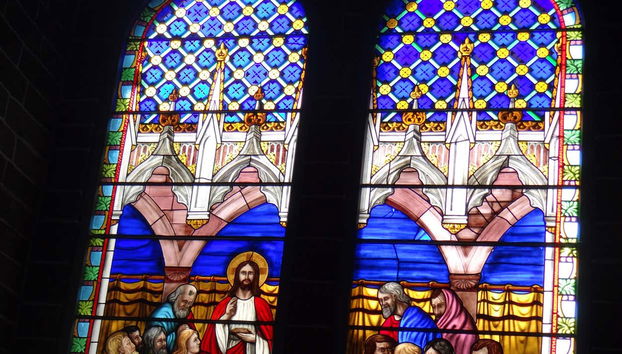 Detalle de las vidrieras