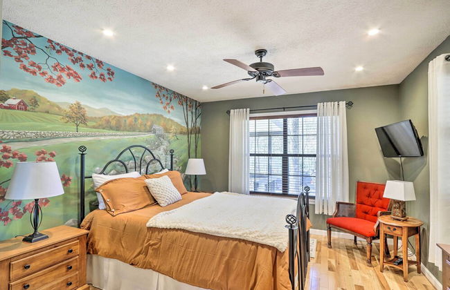 Unwind Fireside Serene Murphy Escape with Hot Tub! - Photo 17