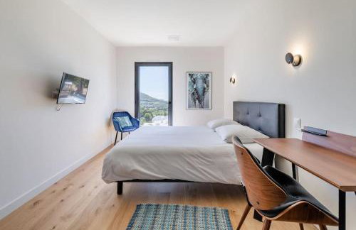 VillaCadière Vue Mer et Vignes Piscine à débordement - Foto 18