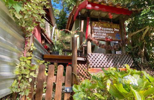 Chalé 1 Alto na Montanha, com lareira e wi-fi - Foto 42