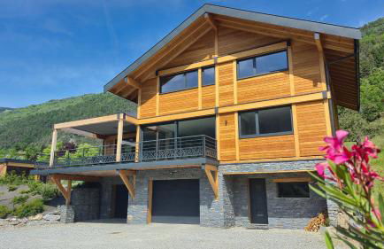 Chalet neuf, Jacuzzi, piscine privée mai-sept, pétanque, proche Paradiski - Foto 6