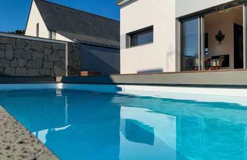 Villa Nymphéa - maison avec piscine chauffée St Gildas de Rhuys - Foto 18