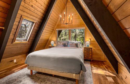 Timber A-Frame, Large Deck, Hot Tub, Fireplace - Foto 29