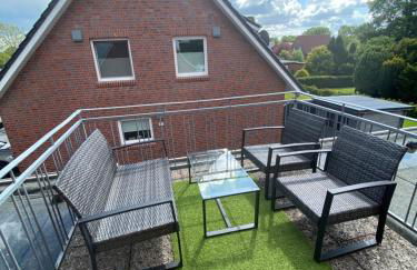Ferienwohnung mit Balkon und eingezäunten Garten - Foto 16