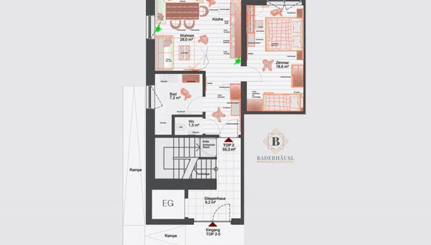 Apartment in Bramberg am Wildkogel With Barbecue - Foto 3