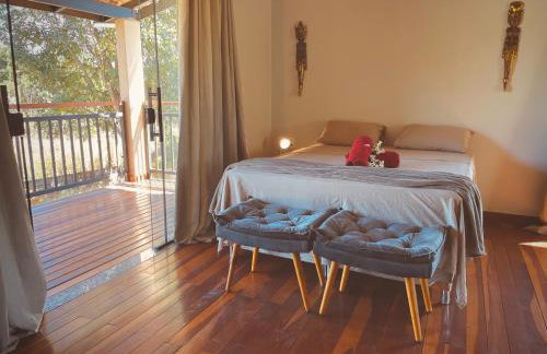 Claruá Chalés- Loft Baru 100m2-Privativo com Vista- 3 min de carro do Rio - Foto 45