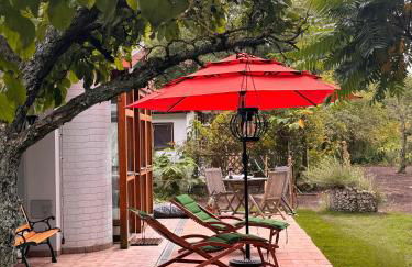 Sunlit Garden - Ruhig am Wald nahe Warnow Rostock - Kamin - Foto 13