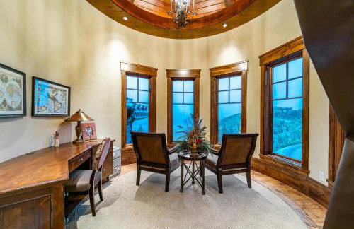 8 Bedroom Deer Valley Masterpiece with endless views. Theater hot tub game room ski-inout - Photo 20