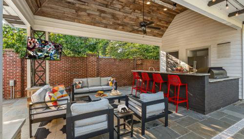 Pool Outdoor TV Fire Pit Game Room - Foto 4