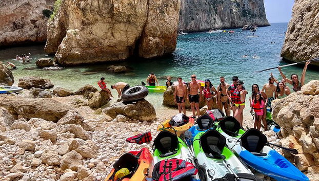 Kajak Javea Geführt Cala Granadella, llop marí Cave, Cala en Caló - Foto 2