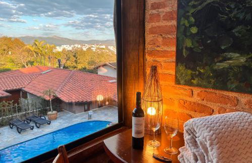 Casa de Hospedes Chalé Rustico com Banheira e Piscina Privativa a 1h de SP Espaço Totalmente Privativo - Foto 68