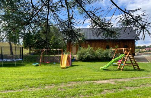 Przystanek Kistówko komfortowe domki z jacuzzi, staw wędkarski, kominek, las, przestrzeń - Foto 53