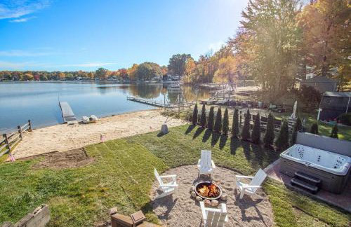 New Beach front 5bd in Sister Lakes with Hot tub - Foto 9