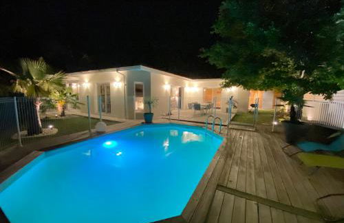 Villa Bassin d Arcachon 7pers piscine chauffée - Foto 9