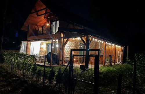 Ceglany Domek z jacuzzi, nad jeziorem, przy lesie - Foto 9